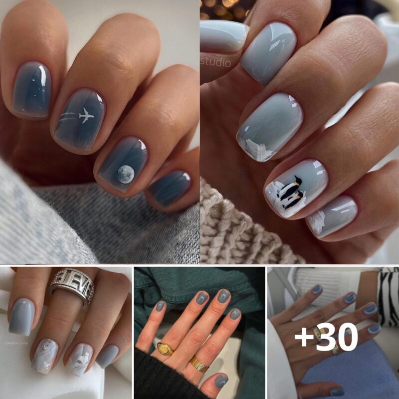 30 Classy Gray Nails That Are Anything But Boring