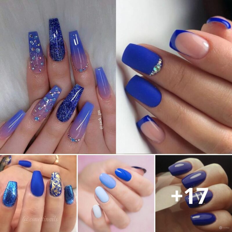 Today, we’re sharing our favorite blue nails that will go with any look.
