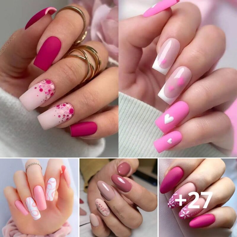 Easy And Cute Pink Nail Ideas To Make You Fabulous
