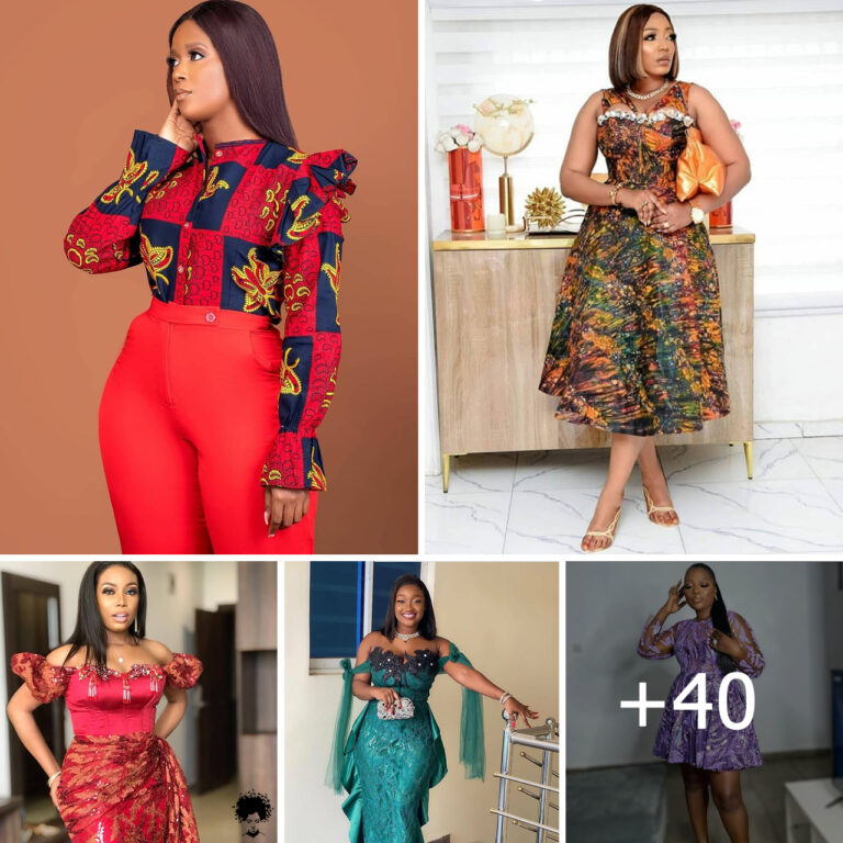 +40 Chic and Stylish Ankara Gowns for Women
