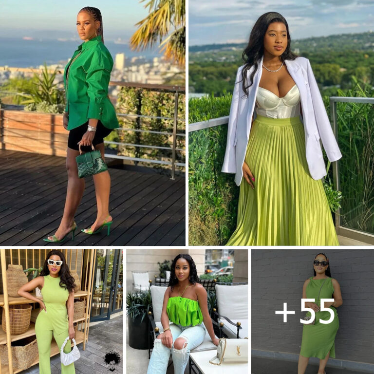 [GALLERY] – Emerald Ensembles: Women Rocking the Green Hue in 2024!