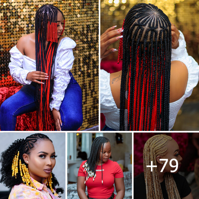 [GALLERY] – Ghana Braids Glamour: Essential Hairstyles for the Trendsetting Woman
