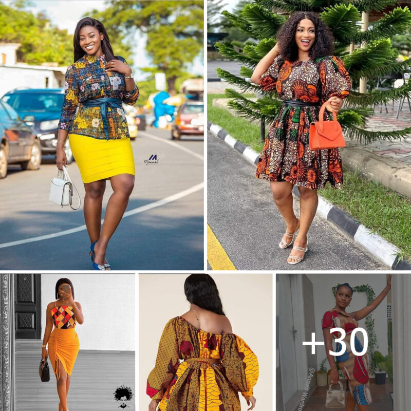 Elegant and stylish, Ankara gowns are ideal for both casual outings and formal events.