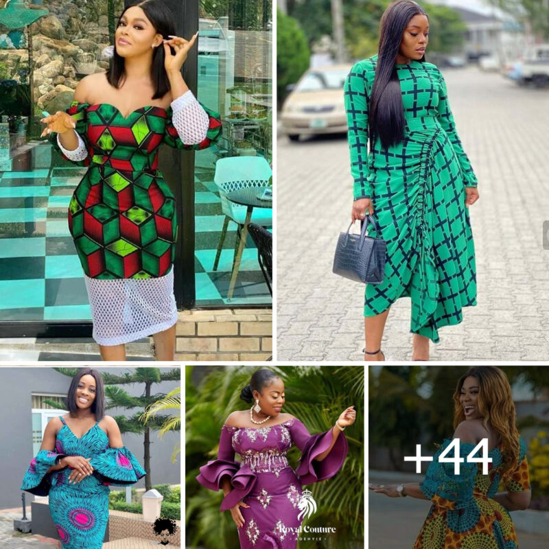 Elegant and Bold Ankara Gowns for Fashion-Forward Ladies.