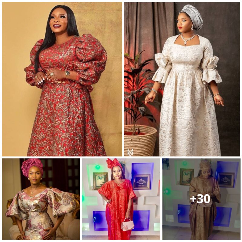 Categories Of Damask Kaftan Styles Specially Designed For Matured Ladies