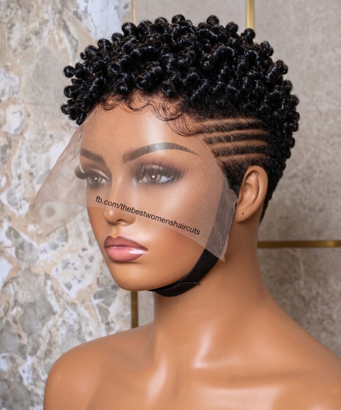 Why Some Curly Pixie Wigs Come With Extra Lace You Can Reposition While Wearing #thebestwomenshaircuts