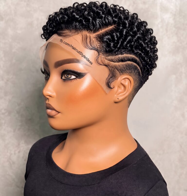 How Tightly A Curly Pixie Wig’s Lace Is Trimmed Affects Everything About The Finished Hairline #HaircutStyleIdeas