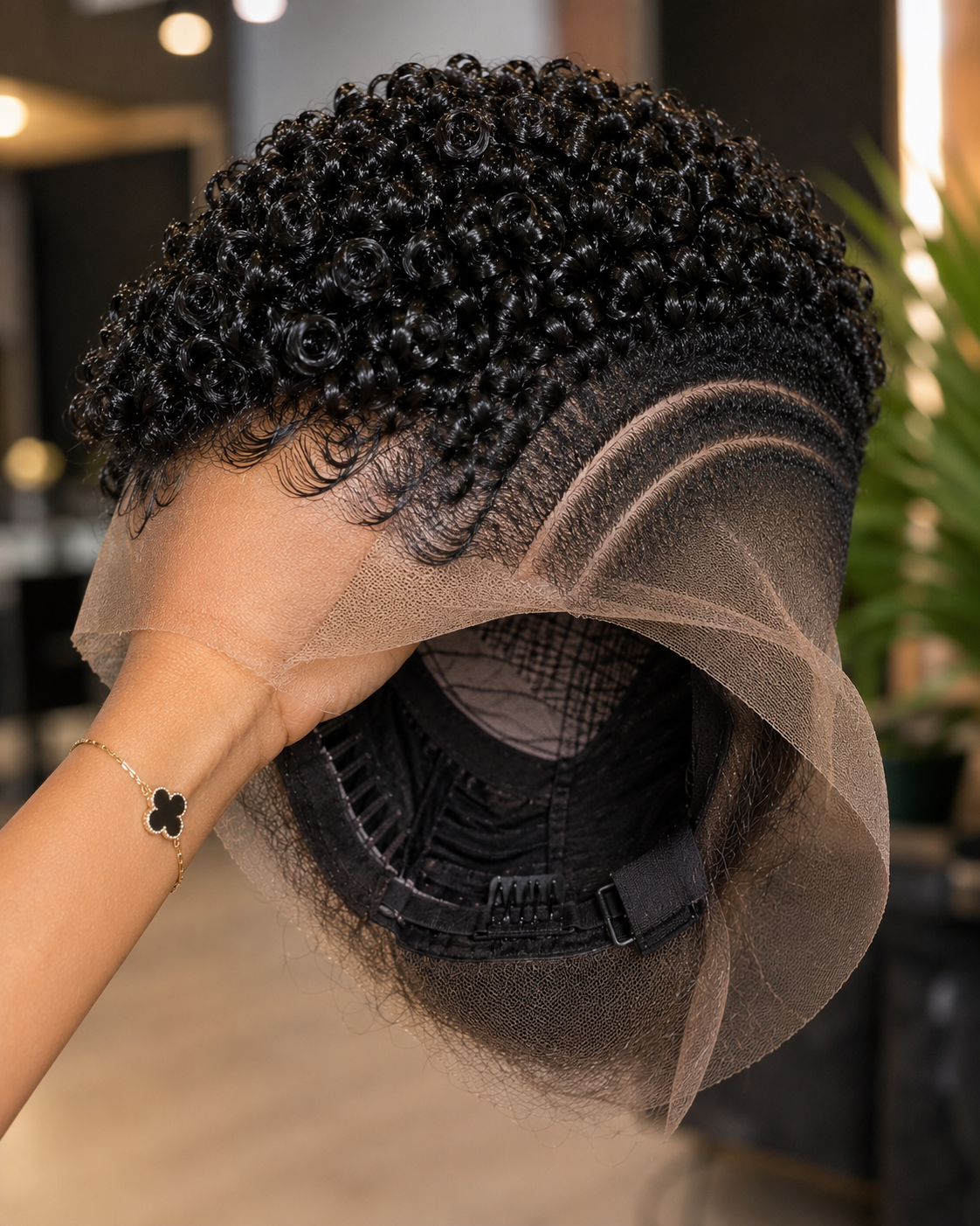 Twin Curved Lines Carved Into Lace, Not Fabric — What That Actually Buys You #braids.beautiess
