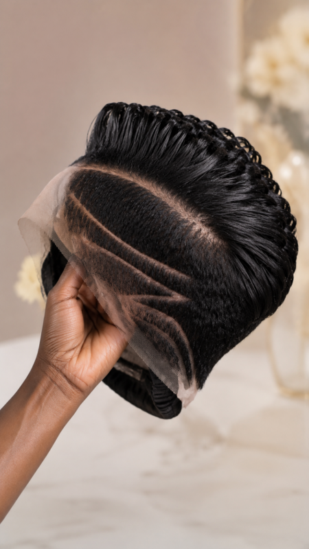 Before You Buy A Carved Side Part Pixie Wig, Look At What Is Under The Parting #AfricanTrendyFashionSC