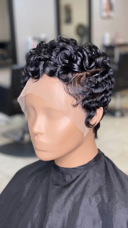 Finger Waves Meet Finger Coils: Why The Sideburn Melt Proves A Jet Black Pixie Wig Skill #BeautyCreatorSC