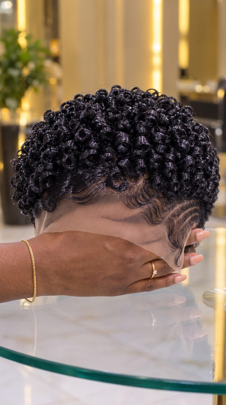Nobody Questions Why A Curly Pixie Wig Shines That Much #braids.beautiess