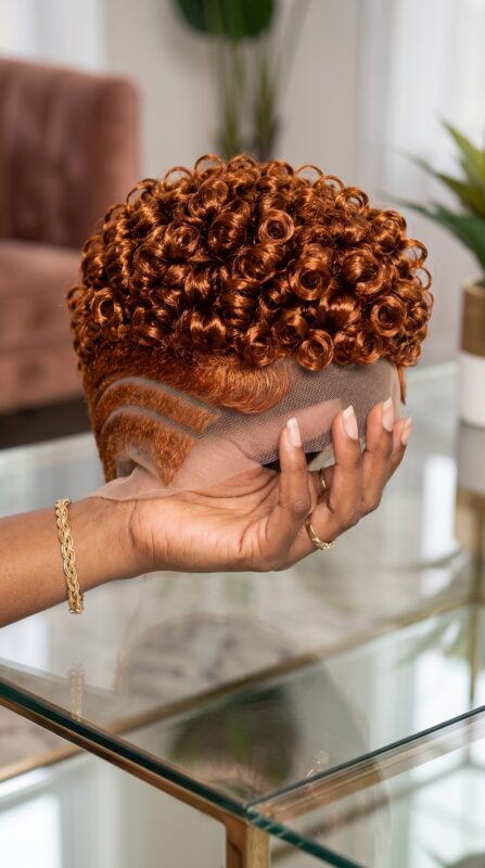 Auburn Copper Coils Meet Parallel Lines — Why Matching Nape Lines Prove Skill #braids.beautiess