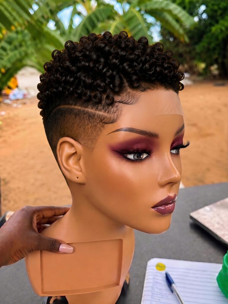 Where To Buy This Black Curly Pixie Wig That Looks So Real 😍✨ #kidsbraidshairstyles