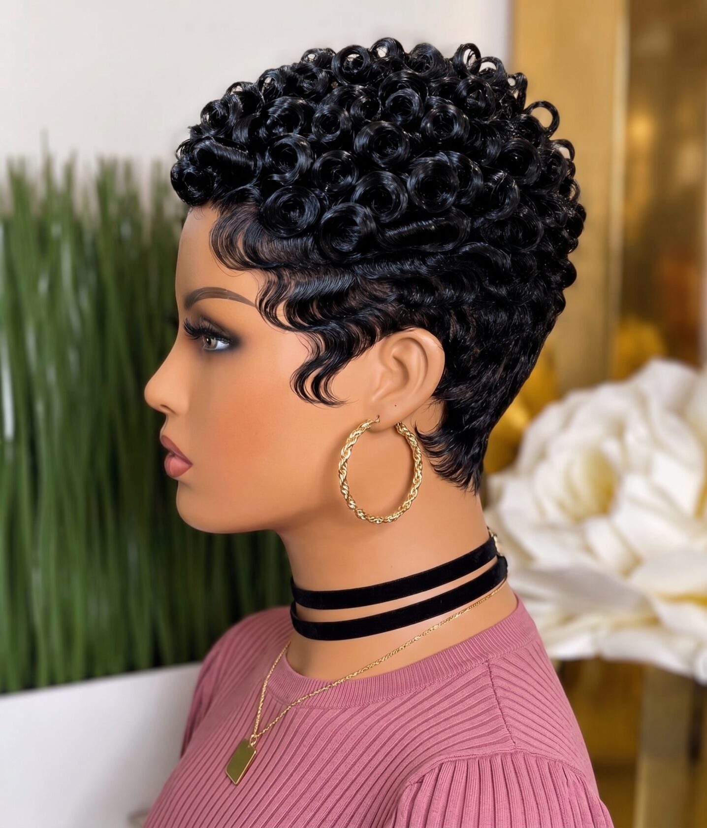 Where To Buy This Black Curly Pixie Wig That Looks So Real 😍✨ #haircutsforwomenn