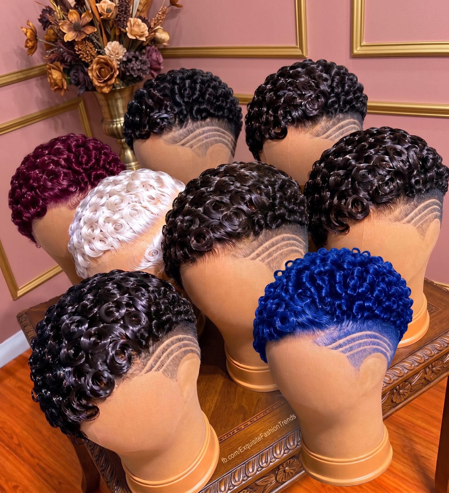 Half Of This Pixie Wig Collection Is Coloured And Half Is Left Dark, And That Is The Clever Part #ExquisiteFashionTrends