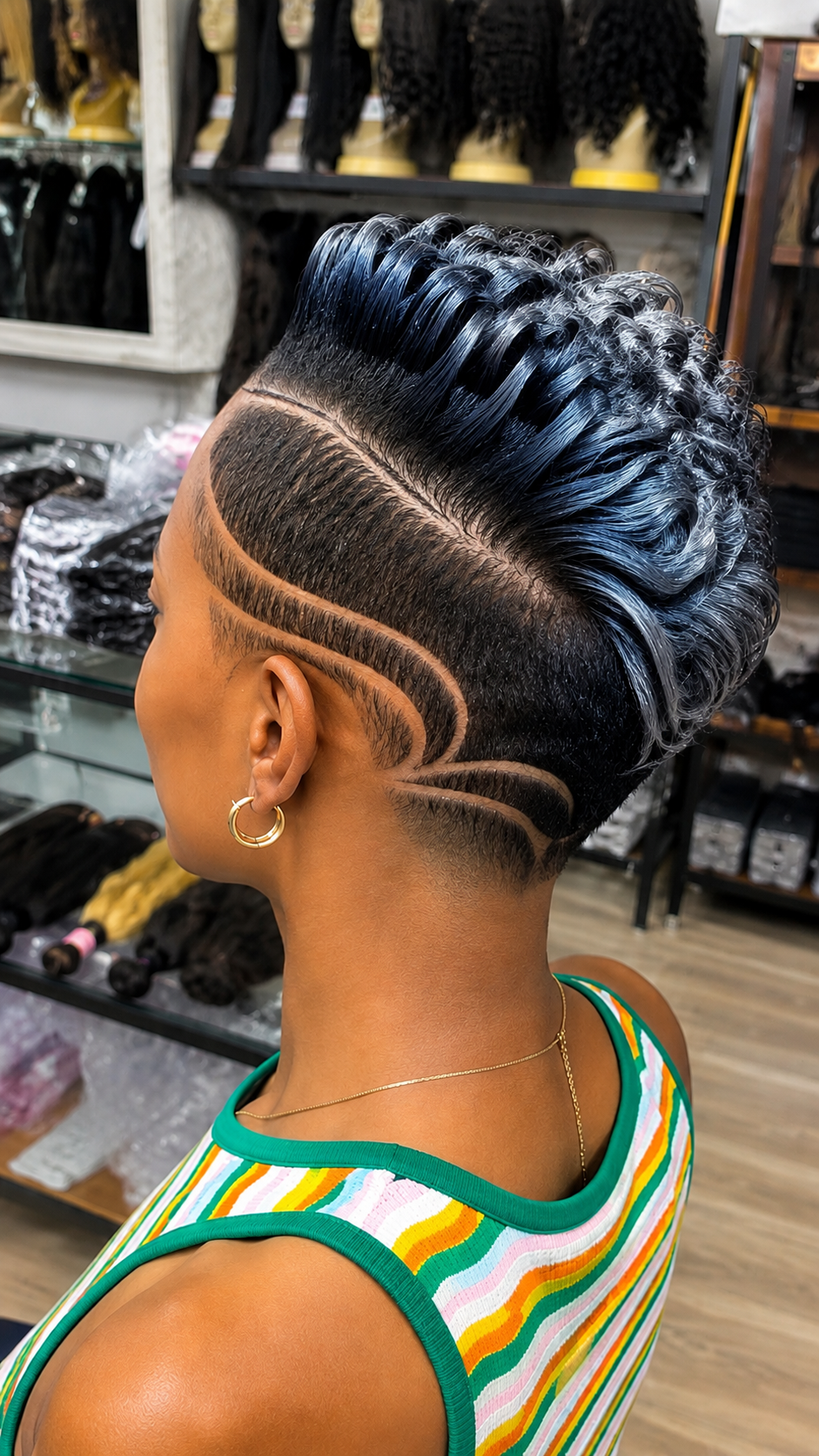 A Black-To-Silver Pixie Wig Is Not One Colour, It Is Two With Opposite Needs #AfricanTrendyFashionSC