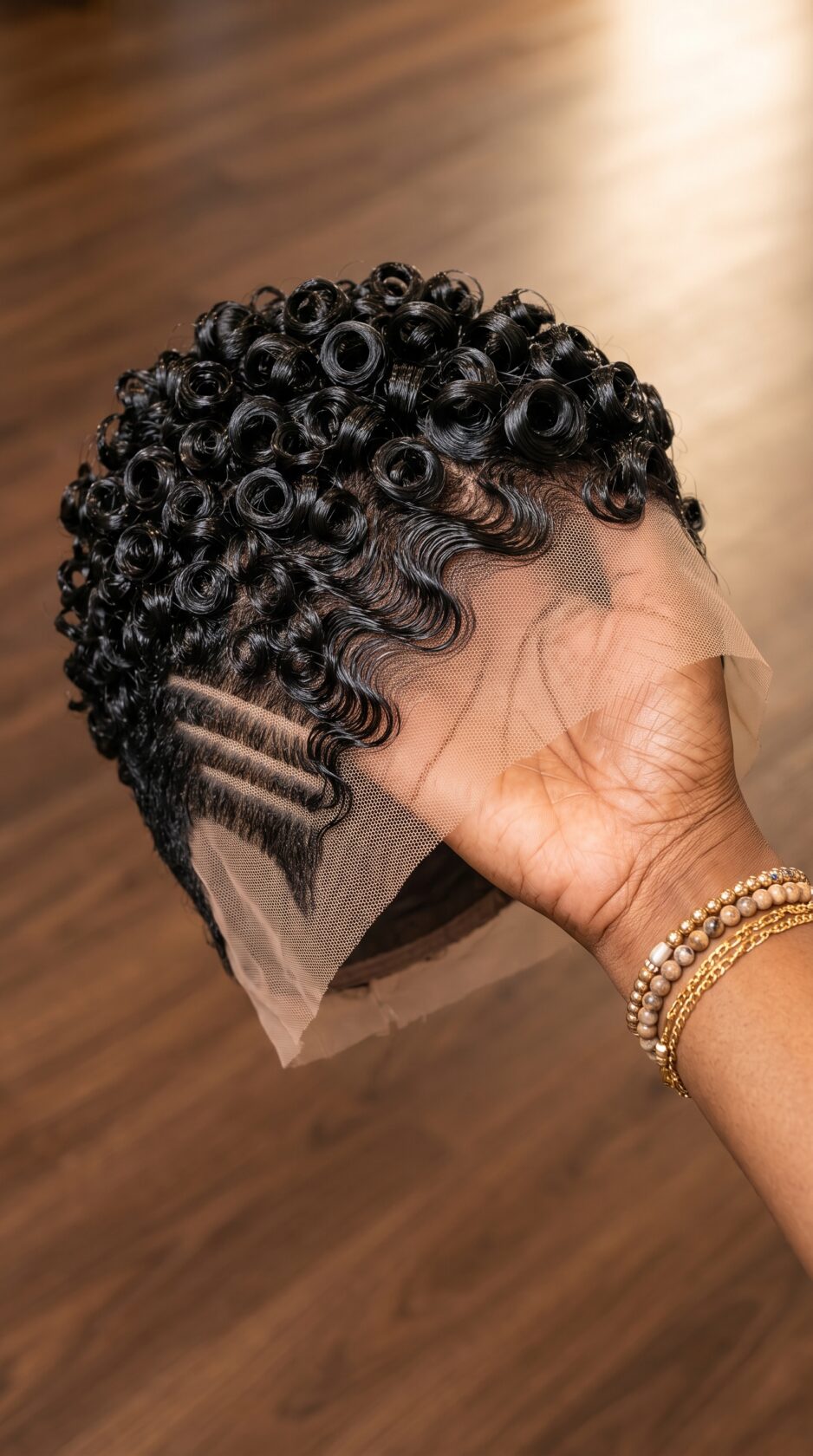 Why The Crown-To-Temple Transition Matters On A Short Curly Pixie Wig #africanprintdesignersh
