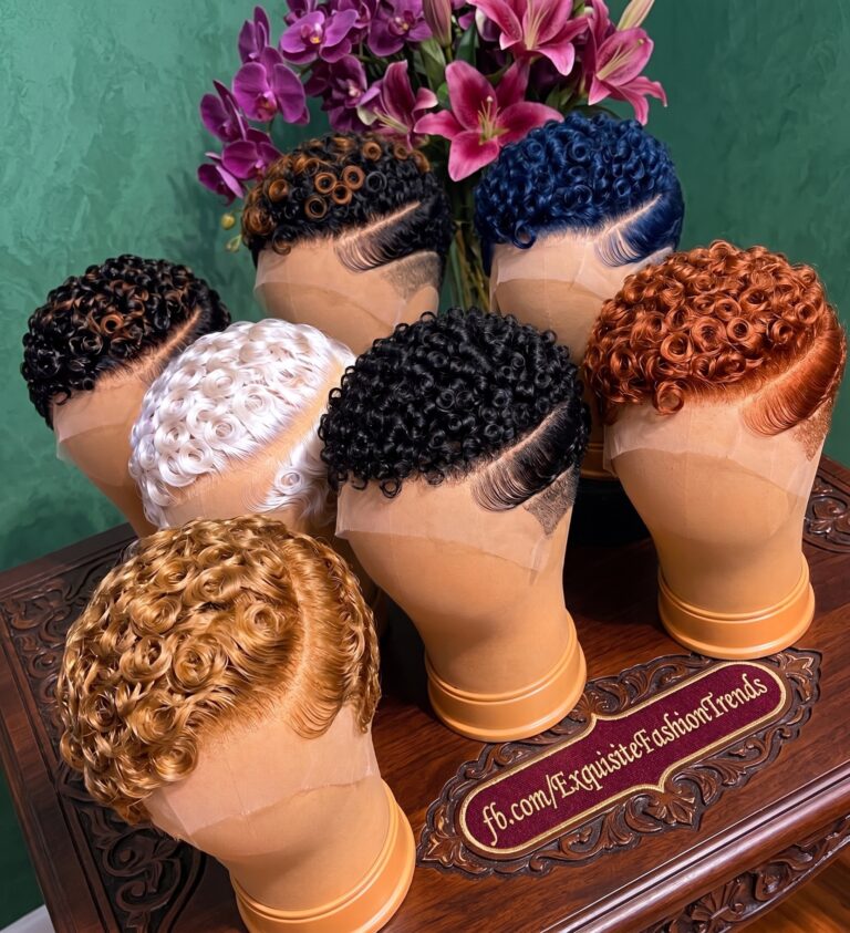 You Are Not Buying Just A Single Shade When You Choose A Midnight Blue Finger-Wave Pixie #ExquisiteFashionTrends