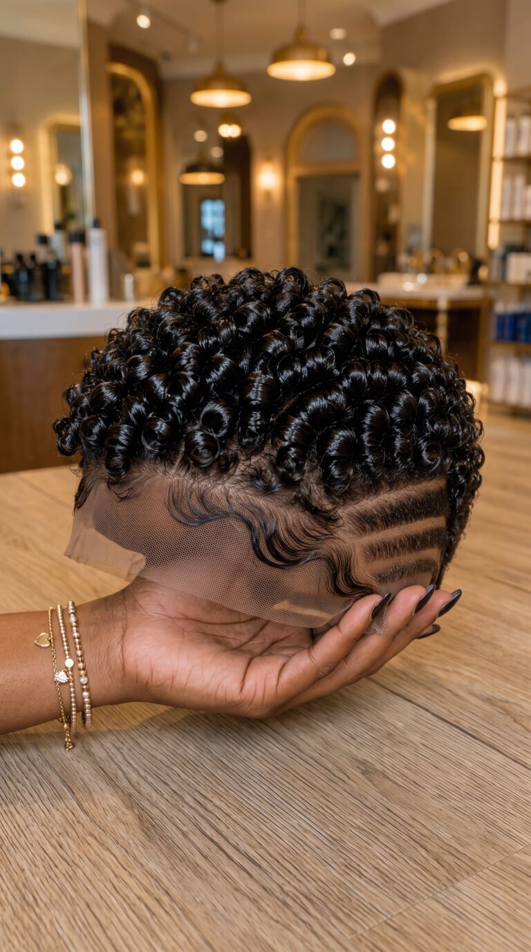 Four Parallel Razor Lines Test Temple Fade Symmetry Beyond Standard Units #BraidsforWomenSC