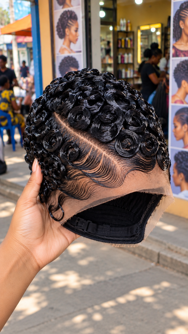Beautiful Black Spiral Pixie Wigs with Artistic Finger Waves #apdh